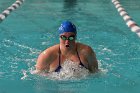 Swimming vs Babson  Wheaton College Swimming vs Babson College. - Photo By: KEITH NORDSTROM : Wheaton, Swimming, Babson
